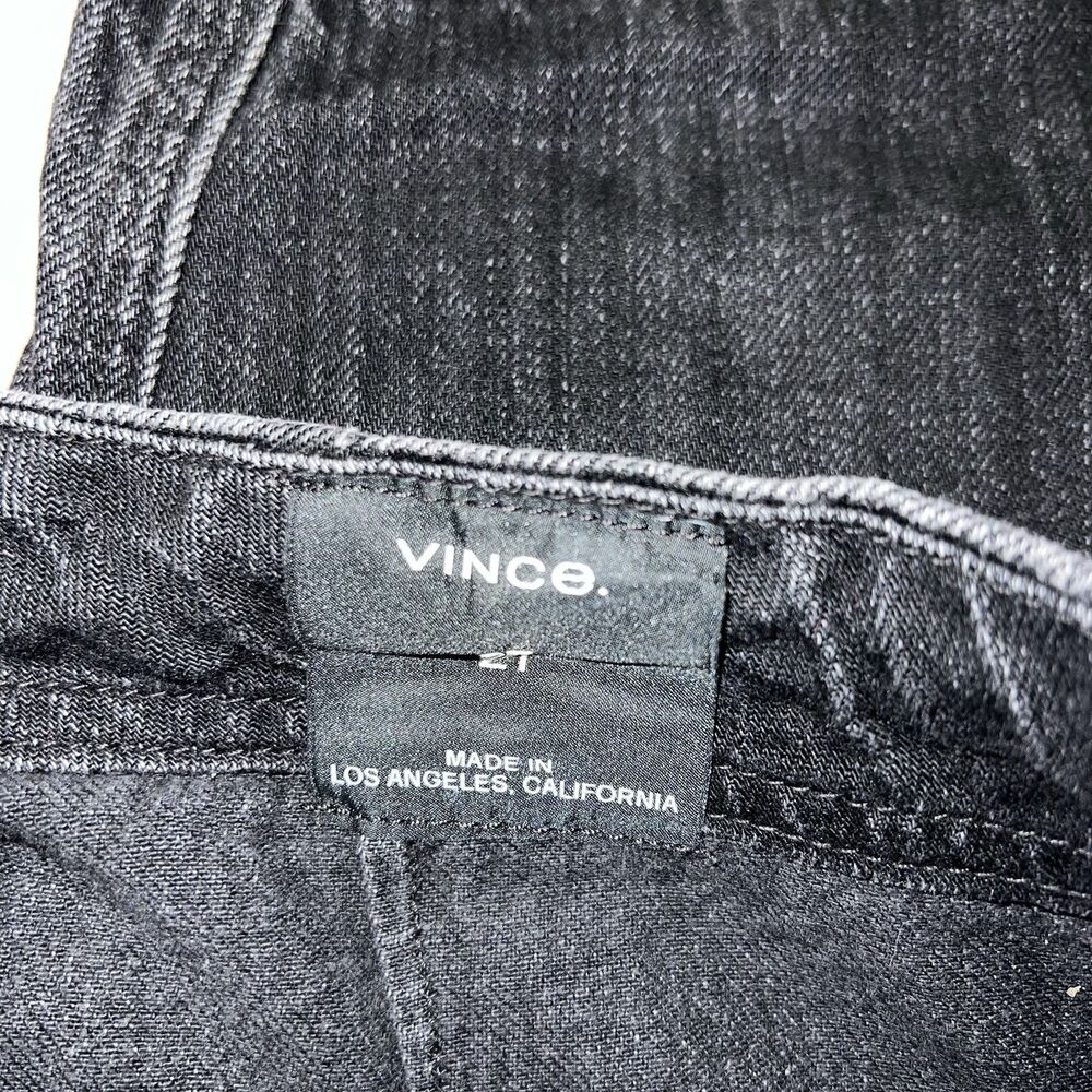 Vince Patch Front Utility Drawstring Jeans In Bla… - image 3